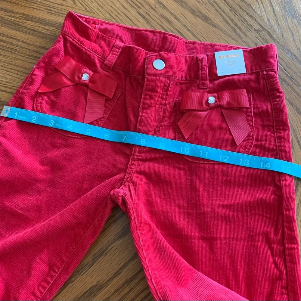 Gymboree red corduroy pants size 12